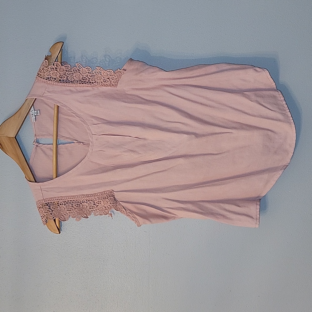 Iris Pink Sleeveless Top Small
